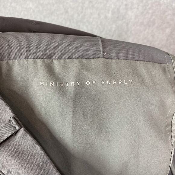 Ministry of Supply Mens 32 Grey Aviator Chino Pant - Picture 12 of 13